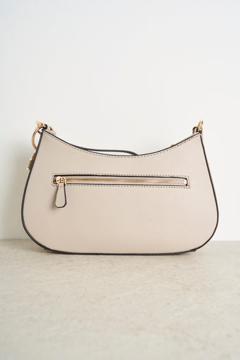 Taupe women's shoulder bag - 6