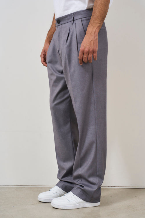 Men's grey baggy trousers