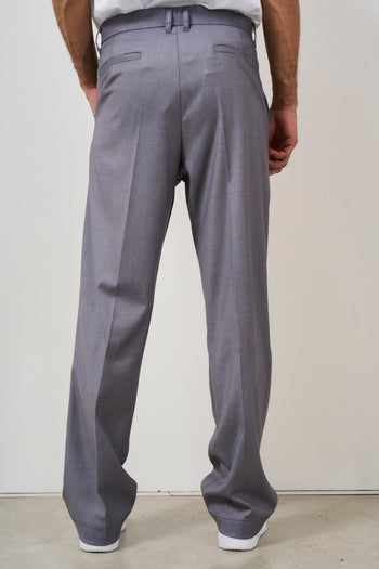 Men's grey baggy trousers - 4