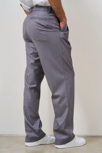 Men's grey baggy trousers - 5