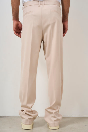 Pantalone uomo baggy beige - 5