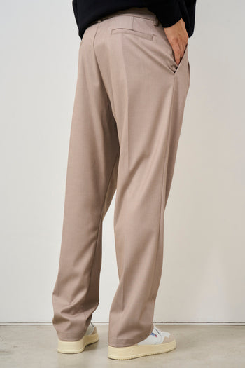 Men's beige baggy trousers - 4