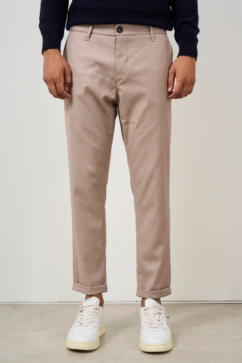 Pantalone uomo regular beige - 1