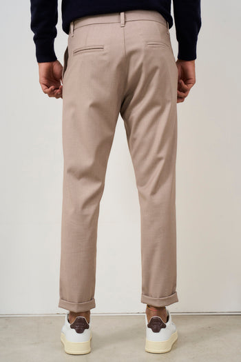 Pantalone uomo regular beige - 3