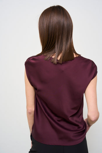 Women's burgundy blouse - 5