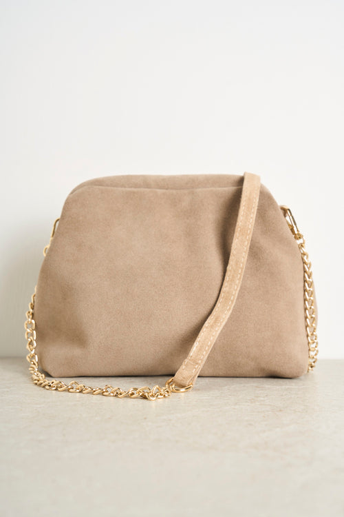 Small beige women's bag - 2