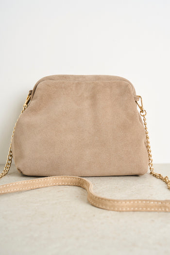 Small beige women's bag - 5