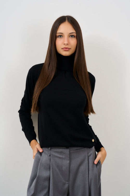 Black women's turtleneck