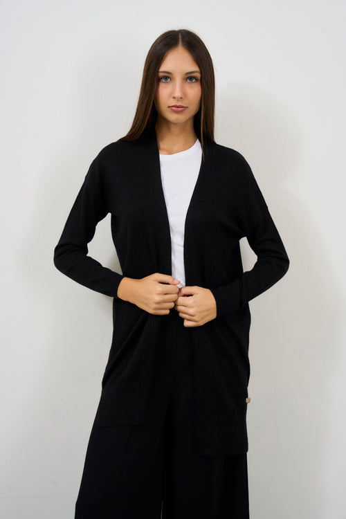 Cardigan donna nero