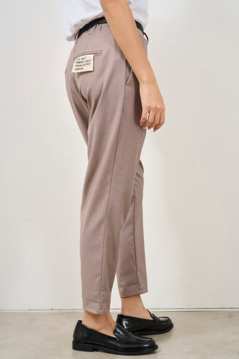 Pantalone donna regular fit beige - 6