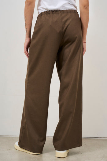 Women's pinstriped palazzo trousers - 3