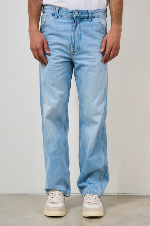 Men's loose fit light jeans