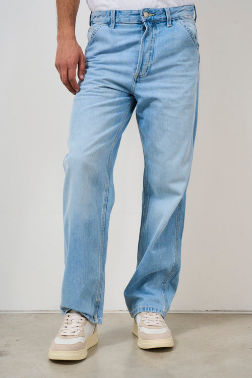 Men's loose fit light jeans - 2