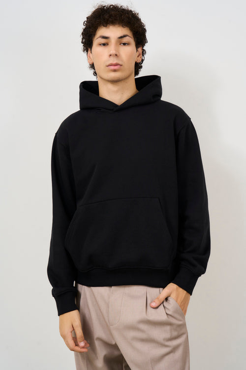 Black men's hoodie