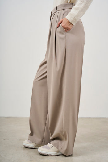 Pantalone palazzo con pence donna - 3