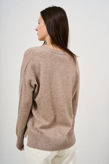 Women's V-neck sweater - 4