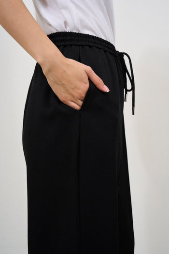 Pantalone donna dritto con laccio in vita - 6