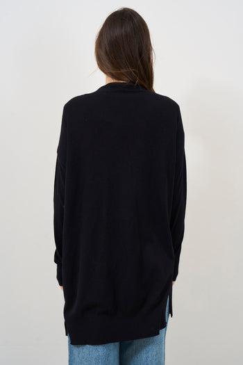 Cardigan donna nero - 4