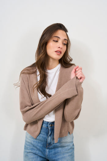 Women's dove grey cardigan - 3