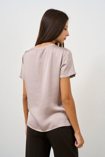 Women's Satin T-Shirt - 5