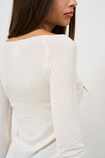 Extra fine boat neck sweater - 3