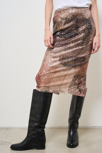 Women's skirt with gradient sequins - 7