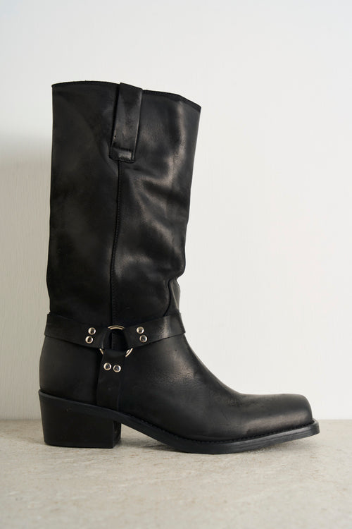 Black Texan women's boot