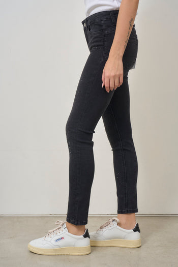 Jeans donna skinny nero - 4