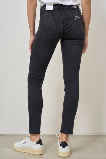 Jeans donna skinny nero - 6