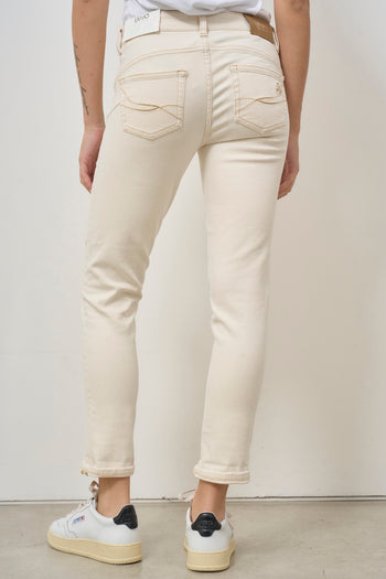 Jeans donna skinny panna - 6