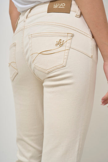 Jeans donna skinny panna - 8