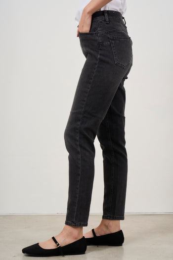 Jeans donna dritto grigio - 3