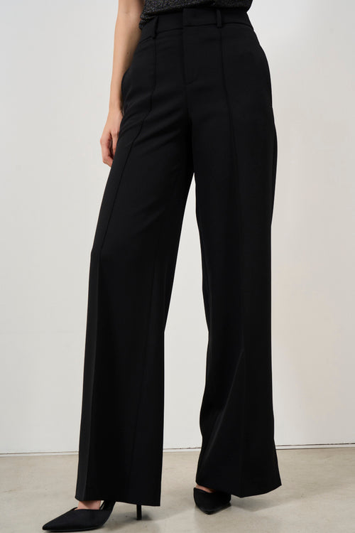 Women's black flare pants - 2