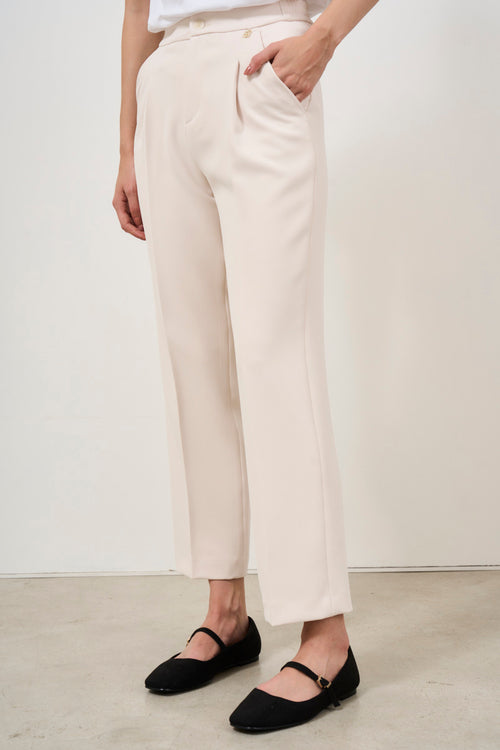 Women's stretch crepe trousers - 2