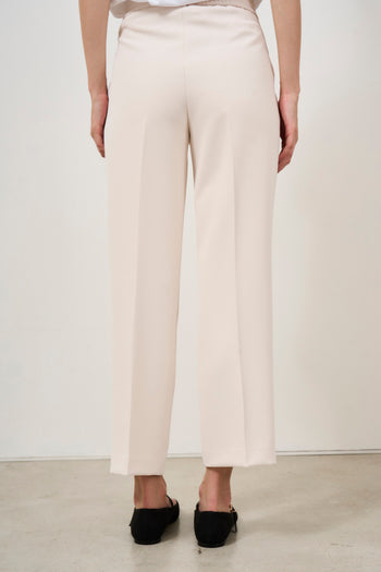 Pantaloni donna in crêpe stretch - 3