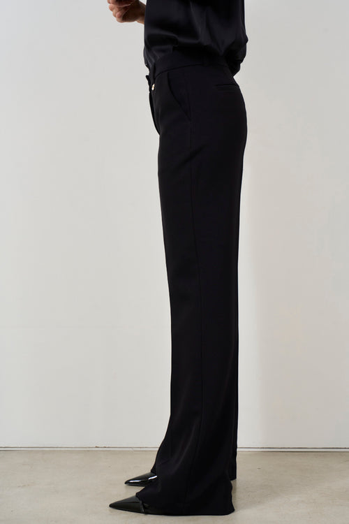 Pantalone donna flare nero - 2