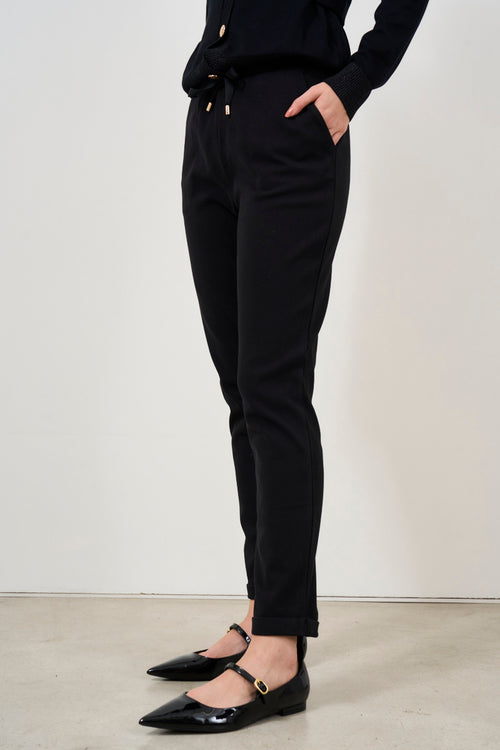 Women's black jogging pants - 2