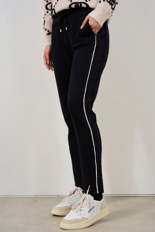 Women's black tracksuit trousers - 2