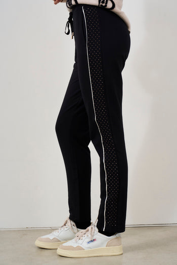 Women's black tracksuit trousers - 3