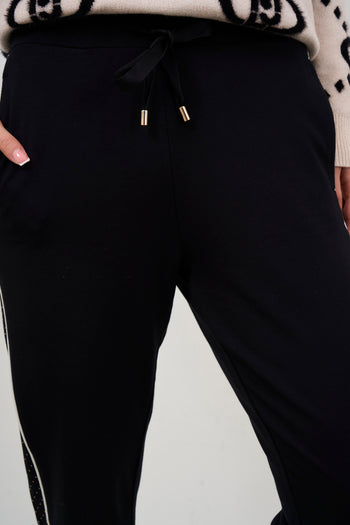 Women's black tracksuit trousers - 6