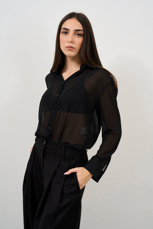 Camicia donna in organza