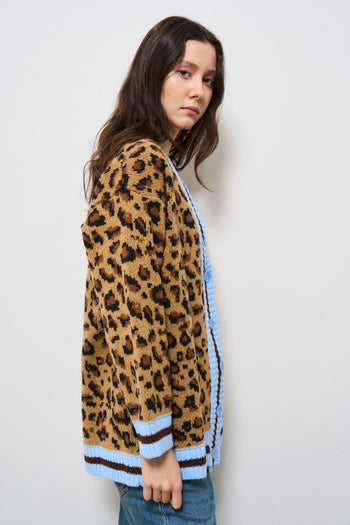 Cardigan donna animalier - 3