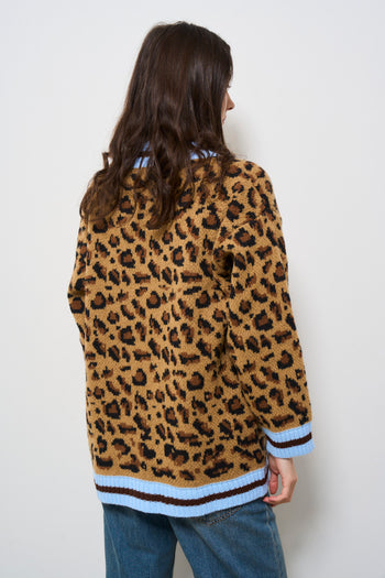 Cardigan donna animalier - 4