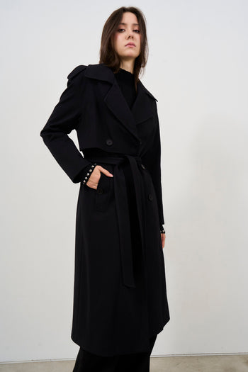 Trench donna nero - 6