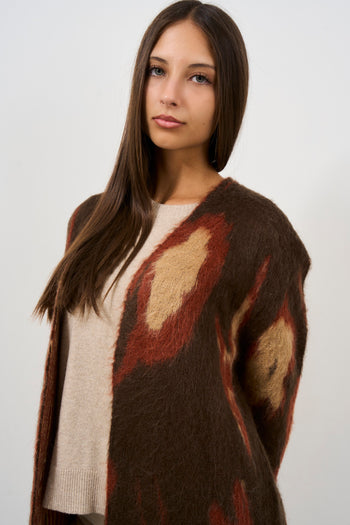 Women's patterned cardigan - 3