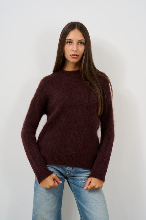 Women's mohair crewneck sweater - 2