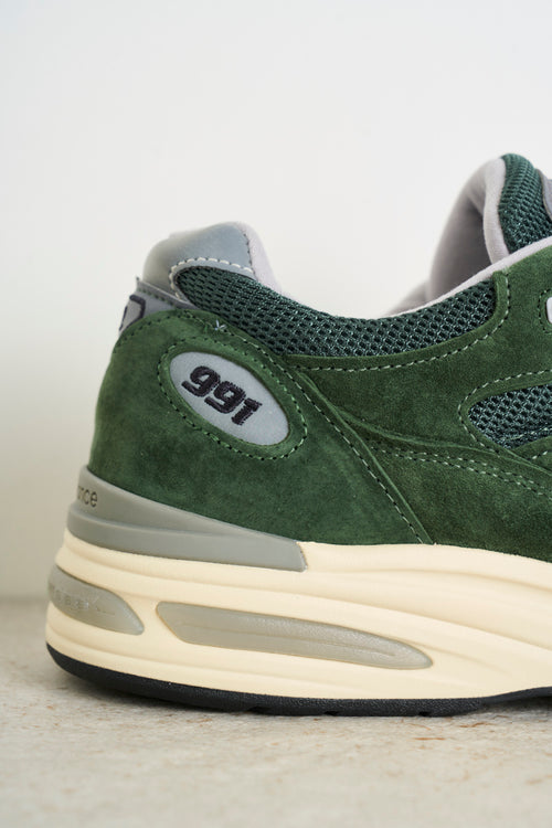 Sneakers uomo 991v2 verde - 2