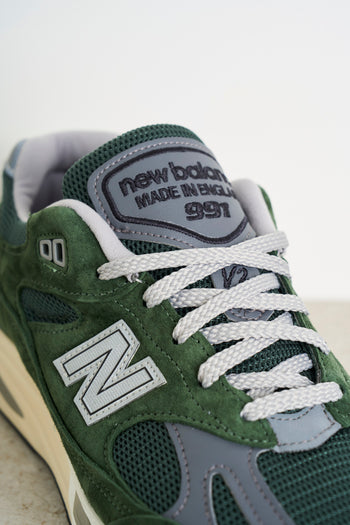 Sneakers uomo 991v2 verde - 5