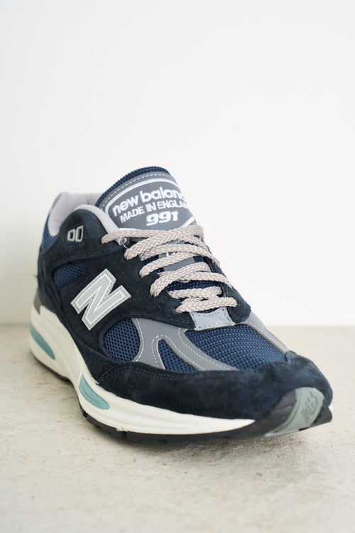 Sneakers uomo 991v2 blu notte - 2