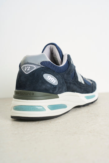 Sneakers uomo 991v2 blu notte - 6